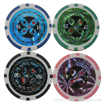 Custom Poker Chips, Customized Stickers are AcceptedNew
